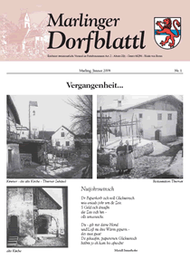 Marlinger Dorfblattl, Jänner 2008