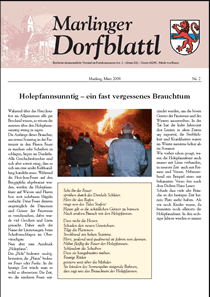 Marlinger Dorfblattl, Mï¿½rz 2008