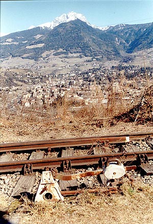 Bahnhof Marling: Handweiche