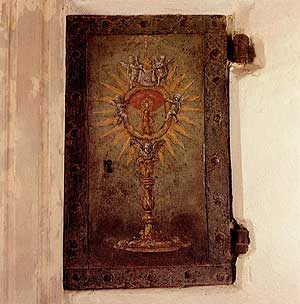 Eisentrchen mit Reliquienmonstranz, um 1680
