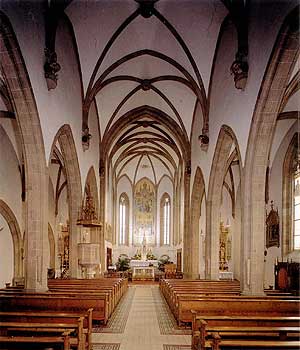 Innenansicht der Pfarrkirche